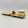 Draisine KLV 53 avec wagon, "entretien", RENFE, Ep IV - ELECTROTREN HE2008 - HO 1/87