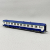 Voiture couchettes UIC Y, B9C9x, livrée TEN, logo Nouille, SNCF, Ep V - REE NW-194 - N 1/160