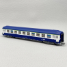 Voiture couchettes UIC Y, B9C9x, livrée TEN, logo Casquette, SNCF, Ep V - REE NW-196 - N 1/160