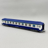 Voiture couchettes UIC Y, B9C9x, livrée TEN, logo Nouille, SNCF, Ep V - REE NW-214 - N 1/160