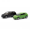 Seat Leon II (x2) MINIKIT, Noir et Vert - Herpa 013970 - 1/87