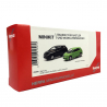 Seat Leon II (x2) MINIKIT, Noir et Vert - Herpa 013970 - 1/87