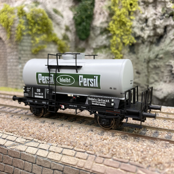 Wagon citerne type Z, 2 essieux, "Persil", DB, Ep III - BRAWA 50754 - HO 1/87