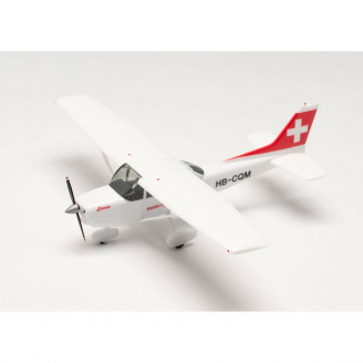 Cessna 172 Swiss Flying Club, HB-CQM - Herpa 019446 - HO 1/87