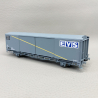 Wagon EVS, Hs, "Bande jaune", parois planes, SNCF, Ep IV - LSMODELS 30672 - HO 1/87