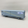 Wagon EVS, Hs, "Bande jaune", parois planes, SNCF, Ep IV - LSMODELS 30672 - HO 1/87