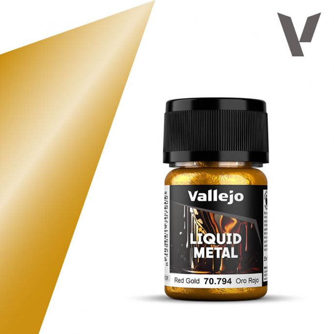 Or rouge, 35ml Liquid Metal - VALLEJO 70.794