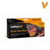 Set Game color wash, Peintures Acryliques, 8 x 18 ml - VALLEJO 72190