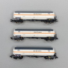 3 wagons citernes Zags, "EVA et DSM Holland", DB, Ep V - FLEISCHMANN 849119 - N 1/160