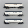 3 wagons citernes Zags, "EVA et DSM Holland", DB, Ep V - FLEISCHMANN 849119 - N 1/160