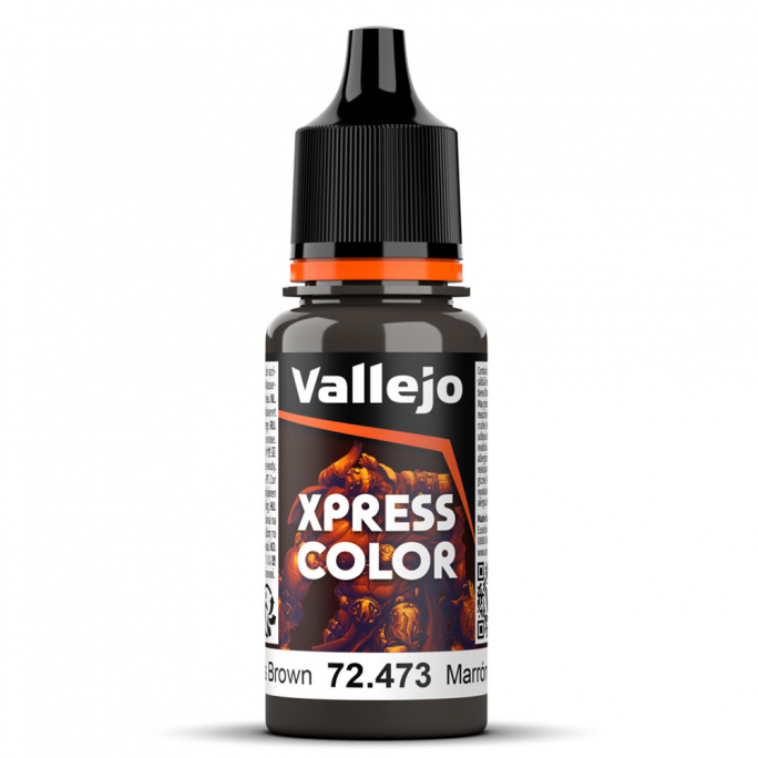 Marron uniforme, 18ml Xpress Color Intense - VALLEJO 72.473-185