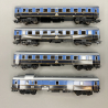 4 voitures grand ligne "Karwendel Express", DRG (Tin Plate), EP II - MARKLIN 40361 - HO 1/87