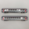 2 voitures unifiées EW IV A, 1CL, InterCity, CFF/SBB/FFS, EP VI - MARKLIN 42154 - HO 1/87