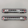 2 voitures unifiées EW IV A, 1CL, InterCity, CFF/SBB/FFS, EP VI - MARKLIN 42154 - HO 1/87