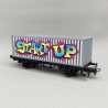 Wagon porte conteneur "Start Up" - MARKLIN 44831 - HO 1/87