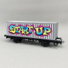 Wagon porte conteneur "Start Up" - MARKLIN 44831 - HO 1/87