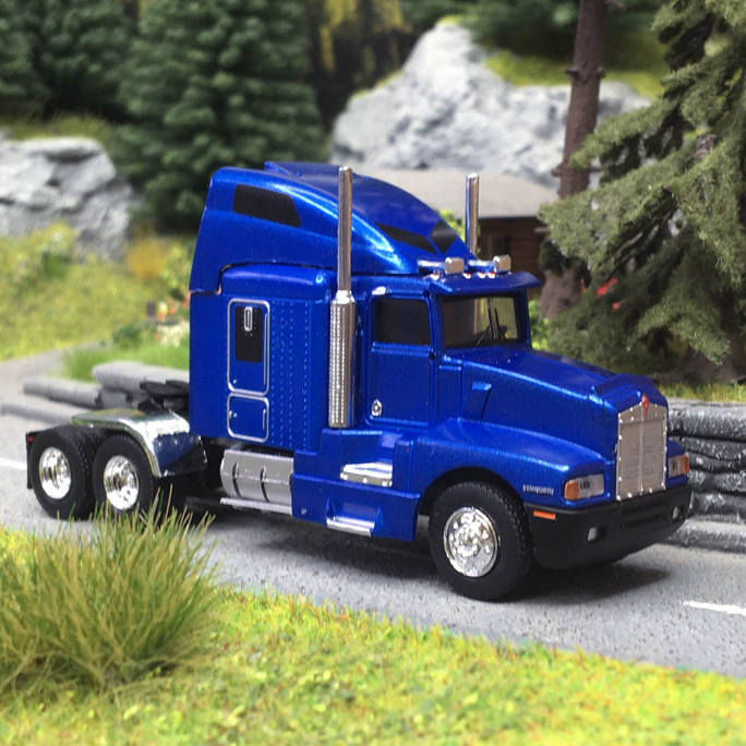 Tracteur Kenworth T 600, Bleu - Brekina 85925 - 1/87