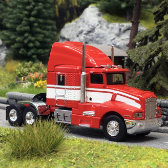 Tracteur Kenworth T 600, Rouge - Brekina 85926 - 1/87