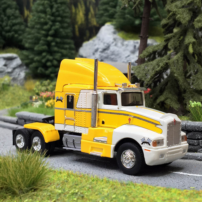 Tracteur Kenworth T 600, Jaune - Brekina 85927 - 1/87