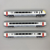 3 voitures type I11, avec voiture pilote, SNCB / NMBS, Ep Va - LSMODELS 93050 - HO 1/87