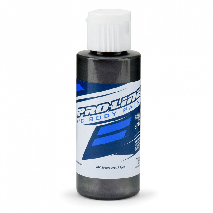 Peinture Aérographe, Carrosseries RC, Charbon métallisé, 60ml - Pro Line 6326-01