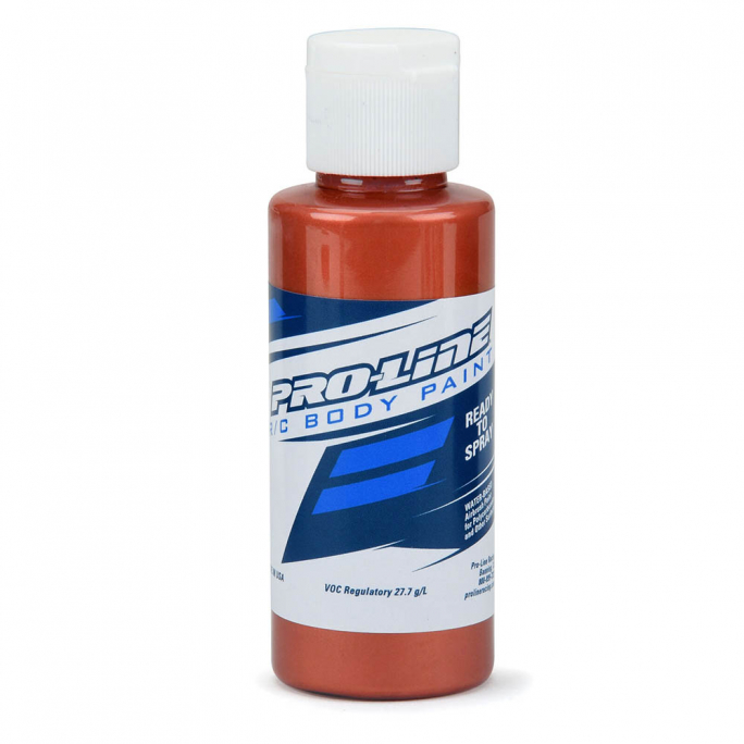 Peinture Aérographe, Carrosseries RC, Cuivre métallisé, 60ml - Pro Line 6326-02