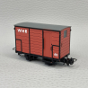 Wagon couvert, 2 essieux, RNAD, WHR - BACHMANN 393-102 - HOe 1/76, OO9