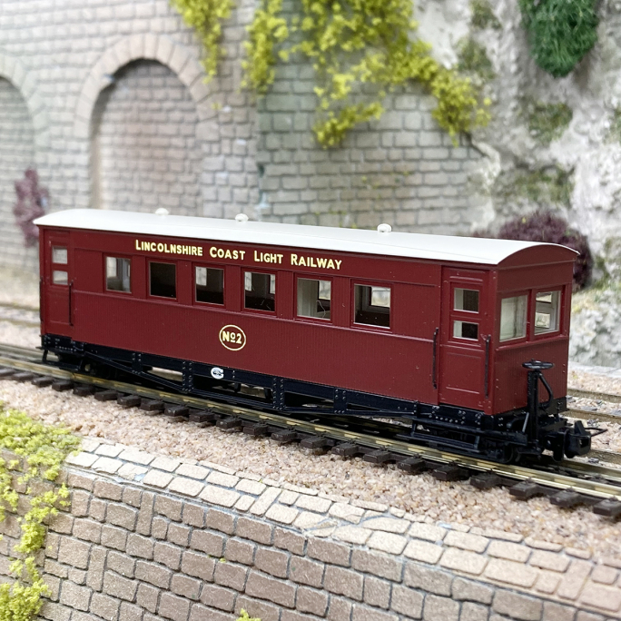 Voiture à bogies Gloucester, Lincolnshire Coast Light Railway - BACHMANN 394-028 - HOe 1/76, OO9