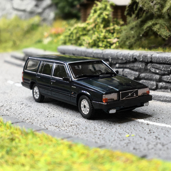 Volvo 740GL Break 1986, Vert foncé - Minichamps 870171712 - HO 1/87