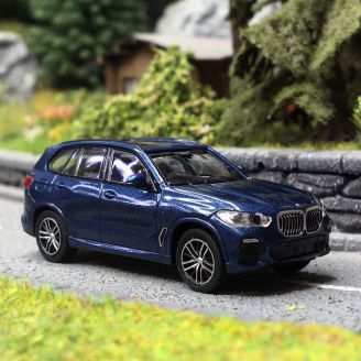 BMW X5 2019, bleu - Minichamps 870029204 - HO 1/87