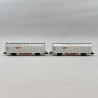 2 wagons bâchés Kils, "Rail Cargo Austria", ÖBB, Ep V et VI - ARNOLD HN6697 - N 1/160