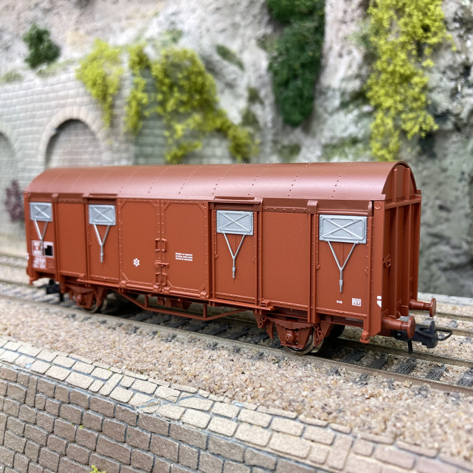 Wagon couvert marchandises, IK, 2 essieux, SNCF, Ep III - ROCO 76602 - HO 1/87