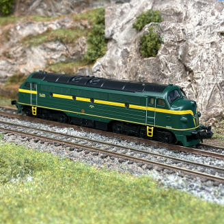 Locomotive diesel HLD 5405, SNCB, Ep IV - KATO 2893 - N 1/160