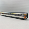 Voiture VSE, A9u, 1CL, Corail, logo Nouilles, "Eurofina" SNCF, Ep IV et V - LSMODELS 40381 - HO 1/87