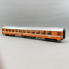 Voiture I10 B11, 2CL, livrée C1, "Eurofima" SNCB, Ep IVb - LSMODELS 42373 - HO 1/87