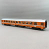 Voiture I10 B11, 2CL, livrée C1, "Eurofima" SNCB, Ep IVb - LSMODELS 42374 - HO 1/87