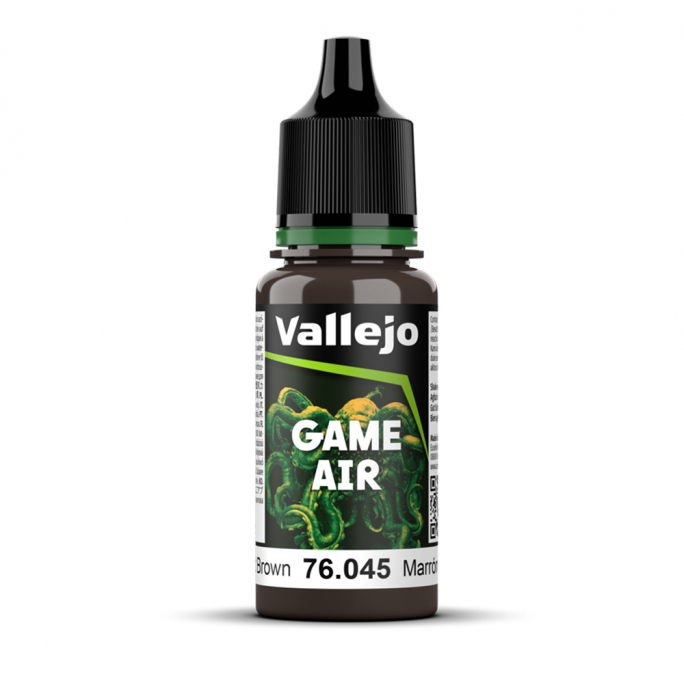 Brun carbonisé, 18ml Game Air - VALLEJO 76.045-46