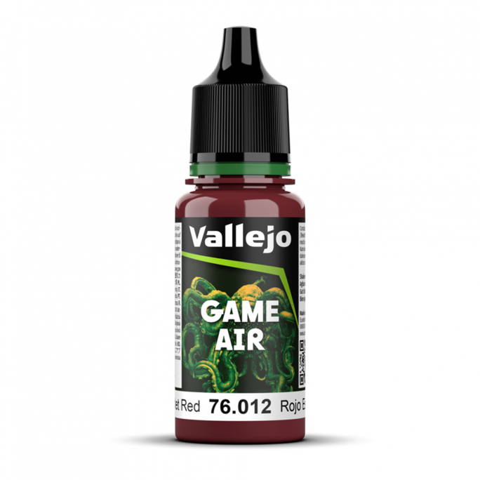 Rouge écarlate, 18ml Game Air - VALLEJO 76.012-14