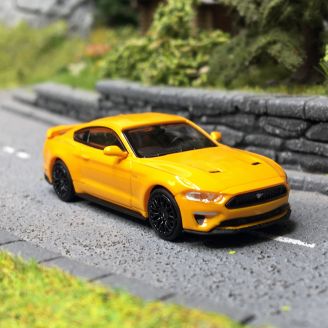 Ford Mustang 2018, Orange - Minichamps 870087024 - HO 1/87