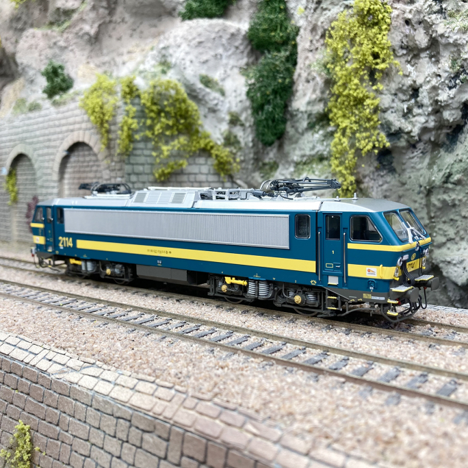 Locomotive électrique, 2114, UIC, SNCB, Ep. VI - LSMODELS 12077 - HO 1/87