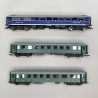 3 voitures dont restaurant, Train Express, CSD, Ep III et IV - ROCO 6600036 - HO 1/87