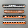 Rame 7 voitures, train Express "Vauban", SNCF, SNCB, Ep IV - LSMODELS MW2007 - HO 1/87