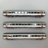 Rame 7 voitures, train Express "Vauban", SNCF, SNCB, Ep IV - LSMODELS MW2007 - HO 1/87