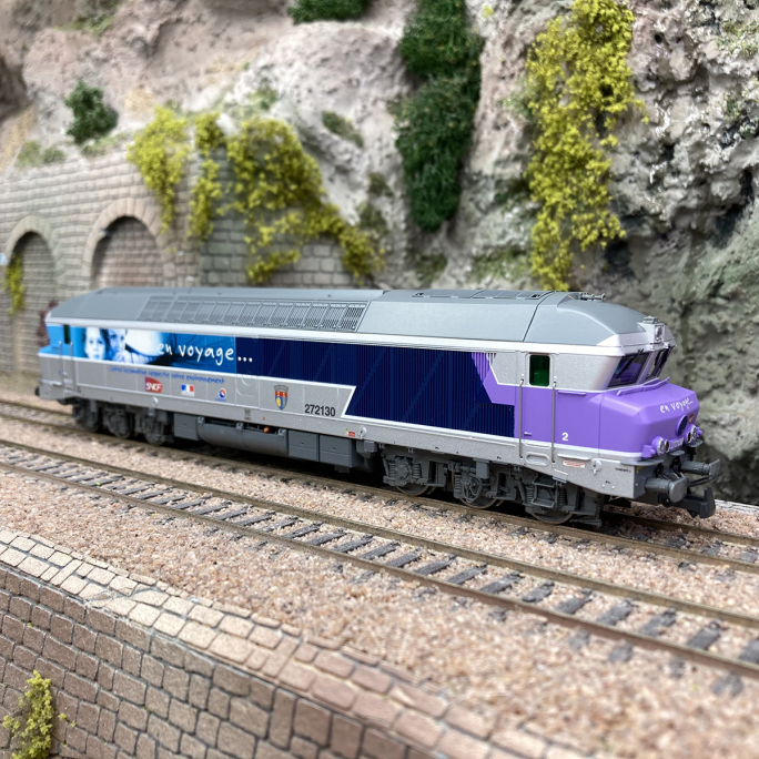 Locomotive diesel CC 272130, "En Voyage", Carmillon, SNCF, Ep V et VI - ROCO 7500027 - HO 1/87