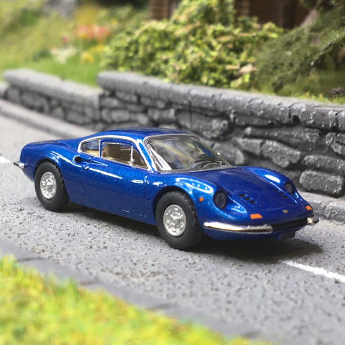 Ferrari, Dino 246 GT, bleu - PCX870634 - HO 1/87