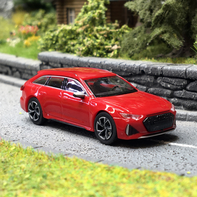 Audi RS6 Avant 2019, Rouge - Minichamps 870010010 - HO 1/87