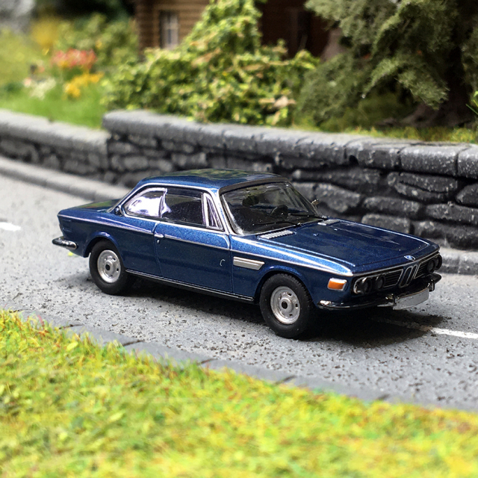 BMW 3.0 CSI, Bleu - Minichamps 870020020 - HO 1/87