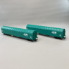 2 wagons à bâche coulissante, Rils, SNCB, Ep VI - MARKLIN 47164 - HO 1/87