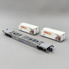 Wagon porte-conteneurs, Sgns, "COOP", CFF Cargo, Ep VI - MINITRIX 15494 - N 1/160-