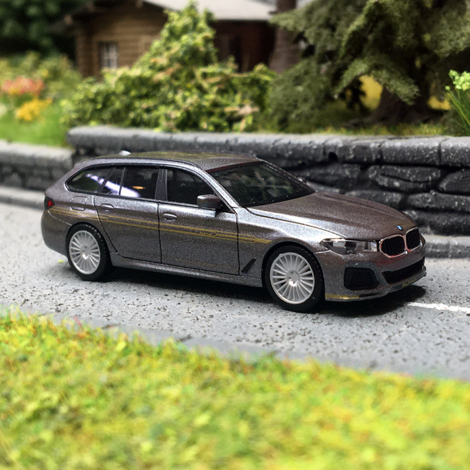 BMW Alpina B5 TM, Gris - Herpa 430968 - HO 1/87